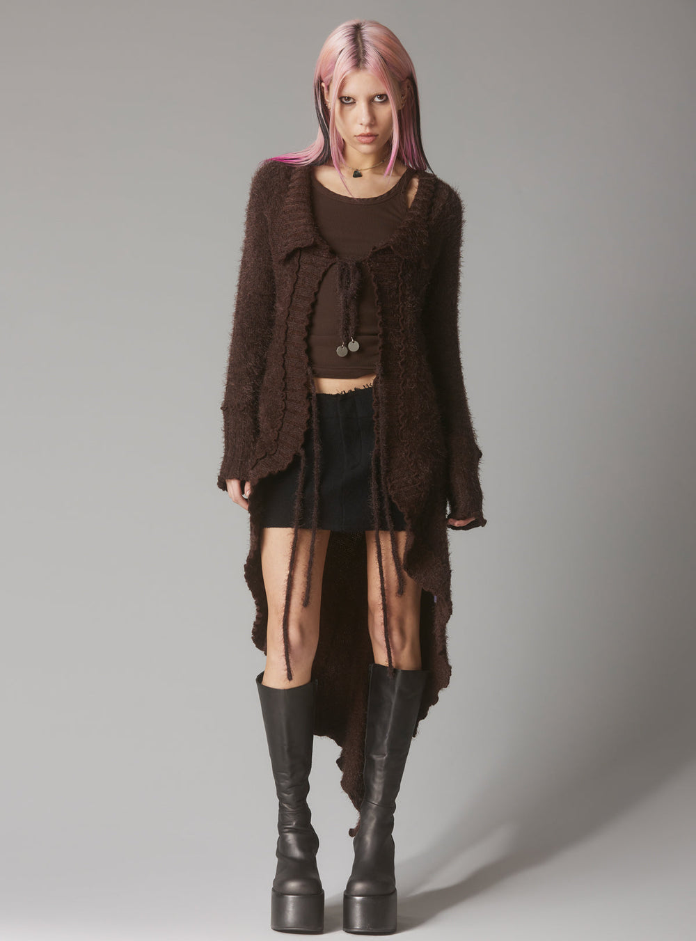 Herron Sweater - Dark Brown | UNIF Clothing outlet