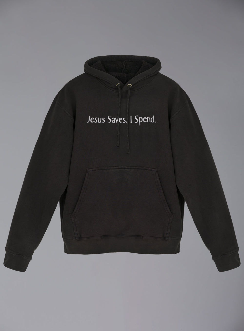 Jesus Saves Hoodie - VIntage Black | UNIF Clothing online shop
