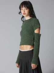 Cye Sweater - Dark Green | UNIF Clothing Sale