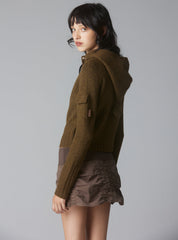 Xtro Sweater - Brown | UNIF Clothing on Sale