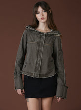 Effy Jacket - Acid Brown | UNIF Clothing near me