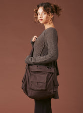 Raider Bag - Dark Brown | UNIF Clothing for Sale