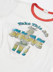 Vintage Pretty Poison Tee - White | UNIF Clothing near me
