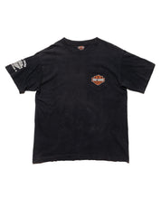 Vintage Harley Davidson Lake Shore Waukegan IL Tee - Black | UNIF Clothing online