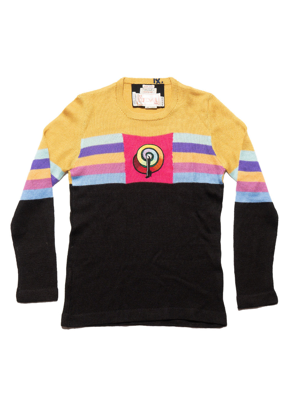 Vintage Ritva Man by Allen Jones 'Sheer Magic' Sweater, 1971 - Multi | UNIF Clothing on Sale