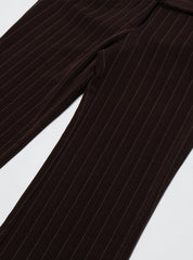 Vintage Star City Samantha Pinstripe Pants - Brown Pinstripe | UNIF Clothing for Sale