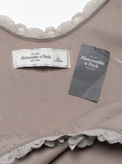 Vintage Abercrombie & Fitch Flower Tank - Tan | UNIF Clothing online