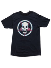 Vintage Pentagram Skull Tee - Black | UNIF Clothing Sale
