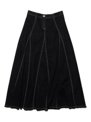 Vintage Style J Jean Skirt - Black Denim | UNIF Clothing outlet