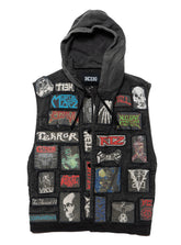 Vintage KTZ Crust Denim Vest With Hood - Black | UNIF Clothing discount