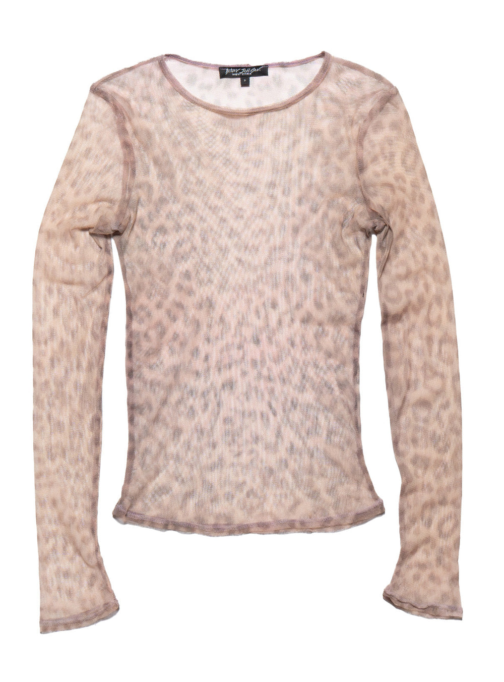 Vintage Betsy Johnson Cheetah Print Long Sleeve Top - Multi | UNIF Clothing for Sale