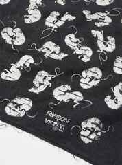 Vintage Fashion Victim Rat Bandana - Black | UNIF Clothing online shop