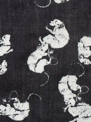 Vintage Fashion Victim Rat Bandana - Black | UNIF Clothing online shop
