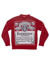 Vintage Budweiser Knit Sweater - Red | UNIF Clothing online