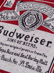Vintage Budweiser Knit Sweater - Red | UNIF Clothing online