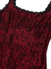 Vintage Caché Red Velvet top - Red | UNIF Clothing near me