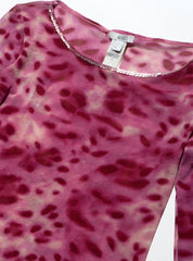 Vintage MNG 3/4 Sleeve Top - Pink | UNIF Clothing Sale