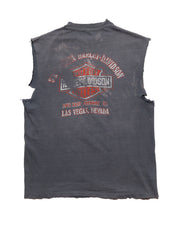 Vintage Harley Las Vegas Sleeveless Tee - Black | UNIF Clothing discount