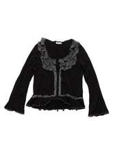 Vintage Jojoba Frill Top - Black | UNIF Clothing discount