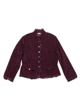 Vintage H Moser Frill Top - Purple | UNIF Clothing online