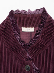 Vintage H Moser Frill Top - Purple | UNIF Clothing online