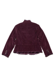 Vintage H Moser Frill Top - Purple | UNIF Clothing online