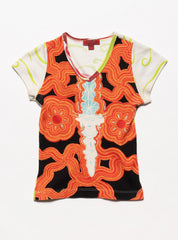 Vintage BCBG Max Azria Elements Baby Tee - Multi | UNIF Clothing discount