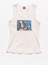 Vintage Aaliyah Tank - White | UNIF Clothing outlet