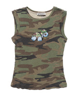 Vintage Self Esteem Camo Turtle Tank - Camo | UNIF Clothing online shop