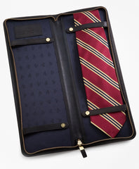 Brooks Brothers Men Leather Tie Case