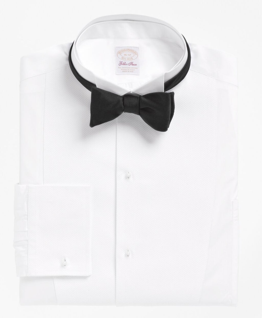 Brooks Brothers Men Golden Fleece® French Cuff Tuxedo Shirt With Detachable Collar