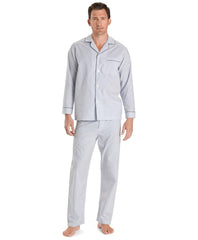Brooks Brothers Men Wrinkle-Resistant Blue Stripe Pajamas
