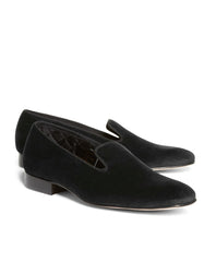 Brooks Brothers Men Velvet Slippers