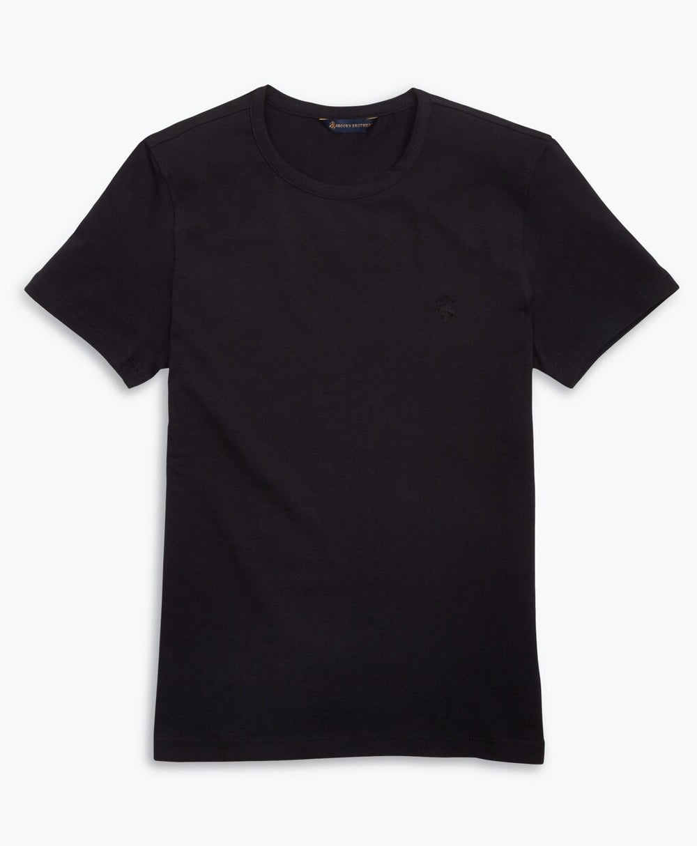 Brooks Brothers Women Stretch Cotton Jersey Crewneck T-Shirt