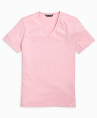 Brooks Brothers Women Stretch Cotton Jersey V-Neck T-Shirt