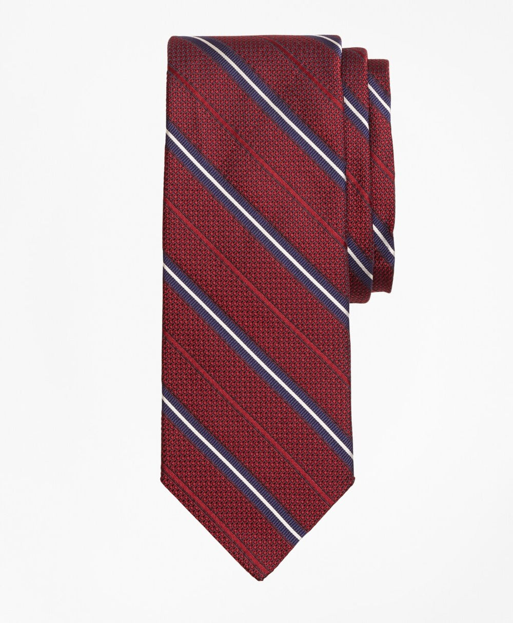 Brooks Brothers Men Textured Stripe Tie