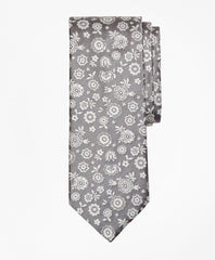 Brooks Brothers Men Large Flower Tie