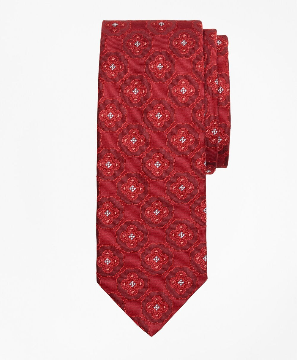 Brooks Brothers Men Ornate Medallion Tie