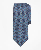 Brooks Brothers Men Bit Chain Link Print Tie