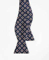 Brooks Brothers Men Medallion Print Bow Tie