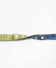 Brooks Brothers Men Bit Chain Link Print Reversible Bow Tie