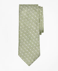 Brooks Brothers Men Linen and Silk Floral Tie