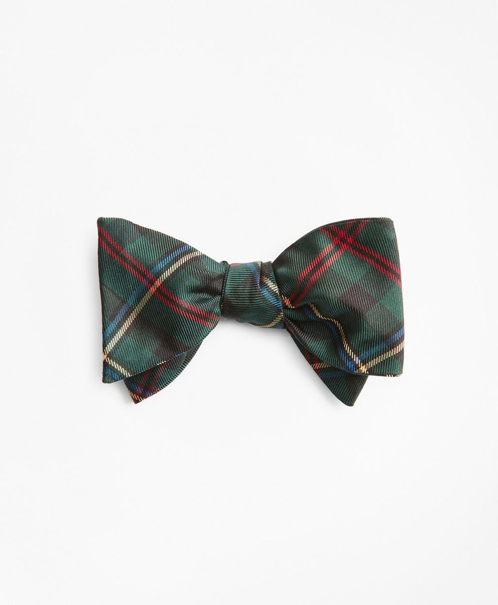 Brooks Brothers Men Malcolm Tartan Bow Tie