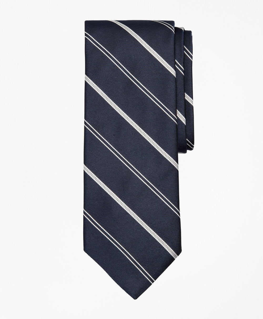 Brooks Brothers Men Twill Stripe Tie