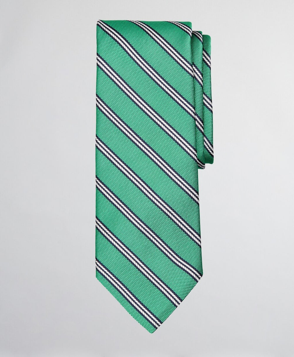 Brooks Brothers Men Dobby Herringbone Stripe Tie