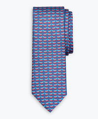 Brooks Brothers Men Donkey Motif Print Tie