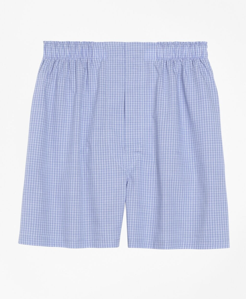 Brooks Brothers Men Slim Fit Mini Check Boxers
