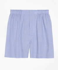 Brooks Brothers Men Slim Fit Mini Check Boxers