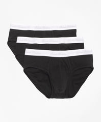 Brooks Brothers Men Supima® Cotton Lowrise Brief-Three Pack