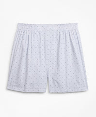 Brooks Brothers Men Traditional Fit Grid Dot Boxers